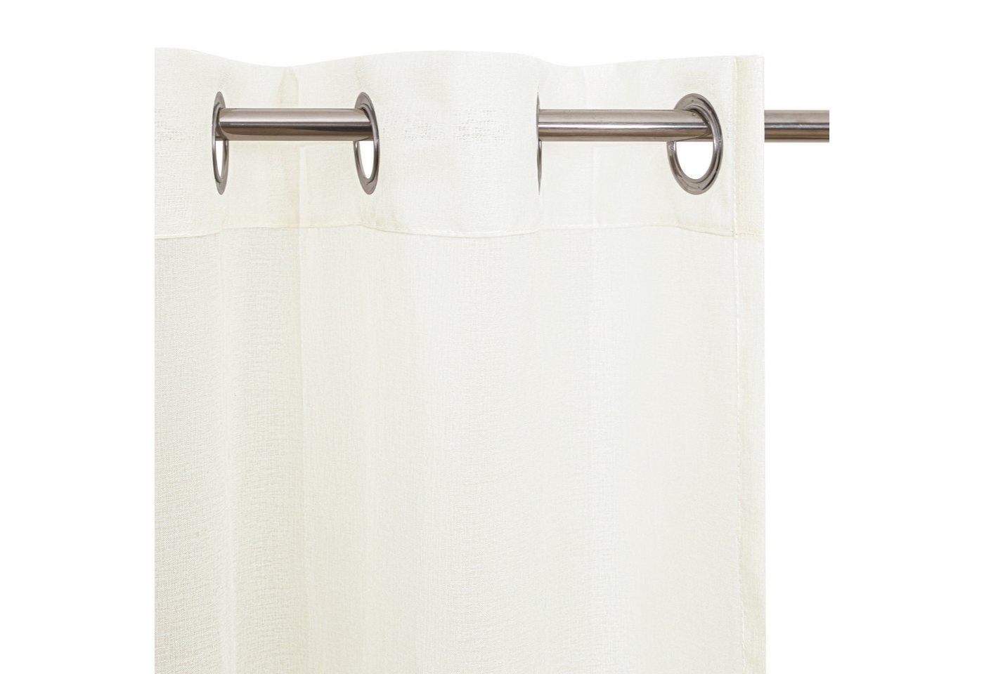 OTTO home Gardine Dolly, 1 Stück, transparent, gewebt (1 St), Ösen, transparent, Transparent, Gewebt, Polyester – Bild 4 von 5