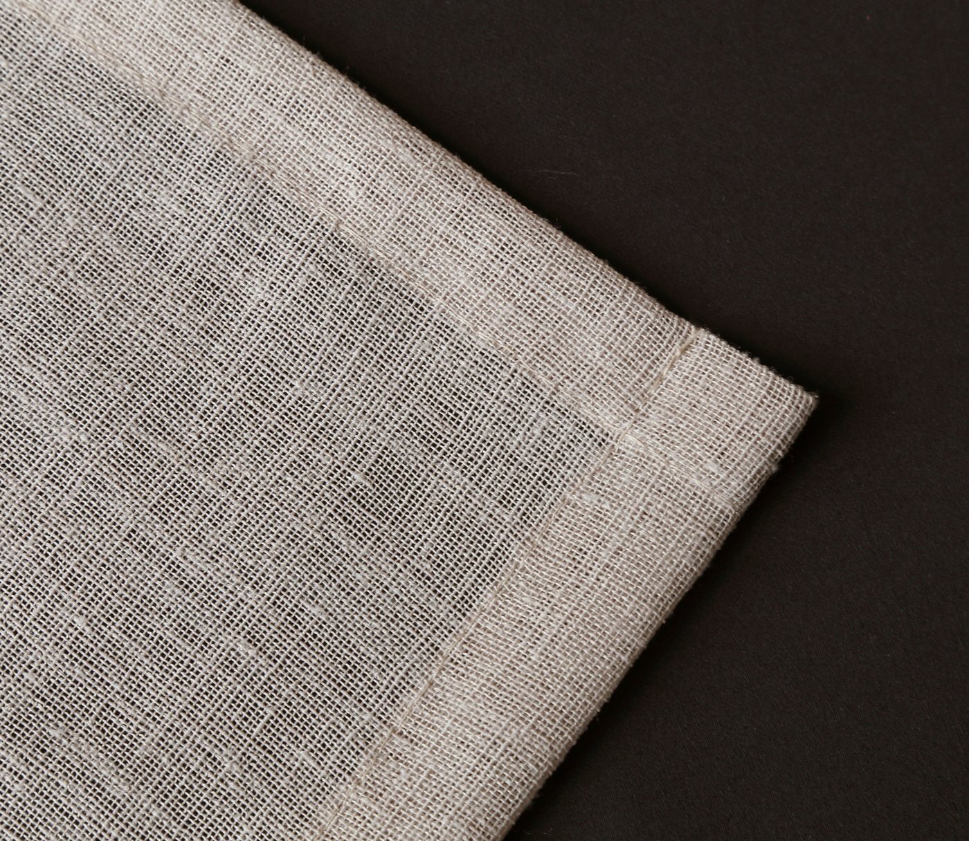 OTTO home Gardine Fiete, 1 Stück, halbtransparent, leinen Optik (1 St), Ösen, halbtransparent, Leinen Optik, monochrom, basic, pflegeleicht, verschiedene Größen – Bild 5 von 5