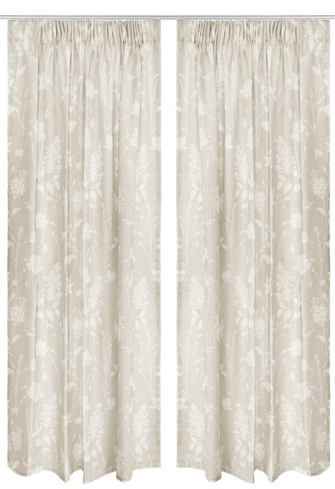 OTTO home Gardine Linnah (1 St), Multifunktionsband, halbtransparent, Polyester, halbtransparent, strukturiert, Wohnzimmer, Schlafzimmer, Esszimmer – Bild 2 von 5
