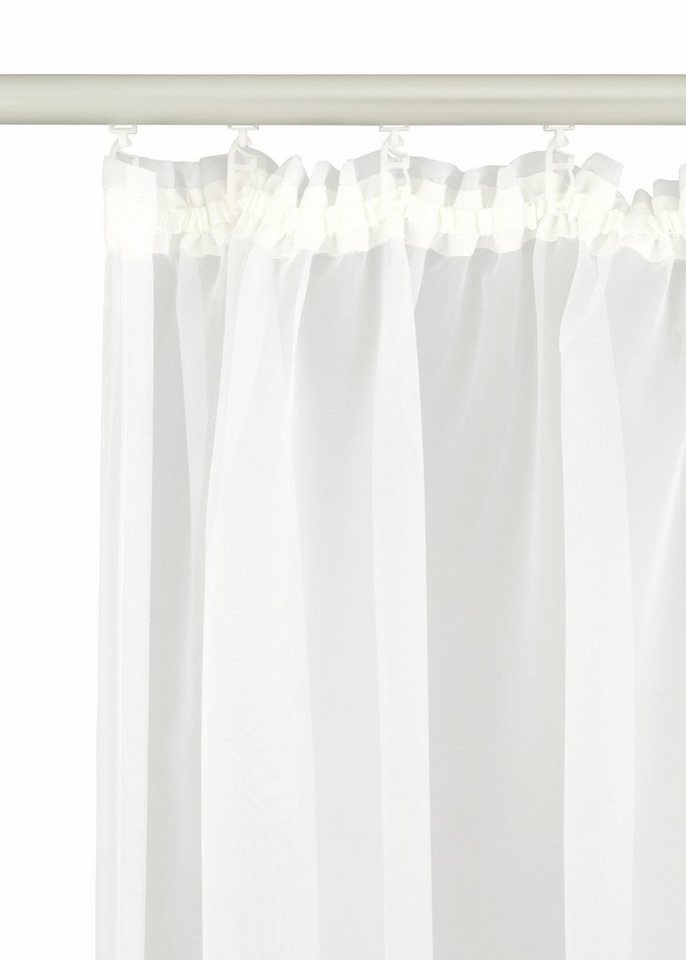 OTTO home Gardine Missy, 1 Stück, Kräuselband, transparent (1 St), Kräuselband, transparent, Polyester, Vorhang, Fertiggardine, Store, transparent – Bild 5 von 5