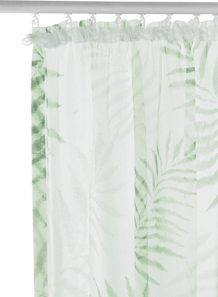 OTTO home Gardine Paula, 1 Stück, halbtransparent (1 St), Kräuselband, halbtransparent, Voile, Halbtransparent, Voile, Polyester – Bild 4 von 5