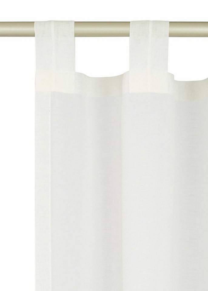 OTTO home Gardine REGINA, Schlaufen, transparent, 2er-Set (2 St), Schlaufen, transparent, Vorhang, Fertiggardine, 2-er Set, transparent, modern – Bild 5 von 5