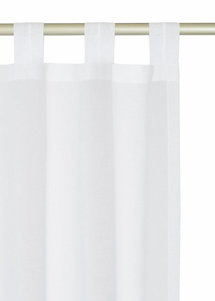 OTTO home Gardine REGINA, Schlaufen, transparent, 2er-Set (2 St), Schlaufen, transparent, Vorhang, Fertiggardine, 2-er Set, transparent, modern – Bild 5 von 5