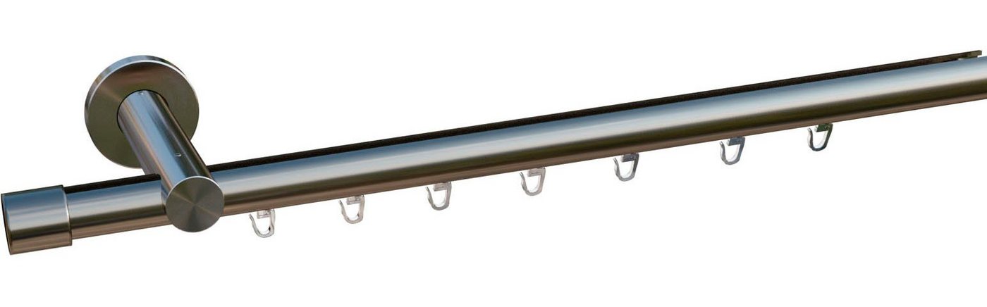 OTTO home Gardinenstange TANBUL, 1-läufig aufziehbar, Innenauflauf, Ø 20 mm, 1-läufig, Fixmaß, verschraubt, Eisen, Innenlauf Komplett-Set inkl. Gleitern und Mon – Bild 2 von 5