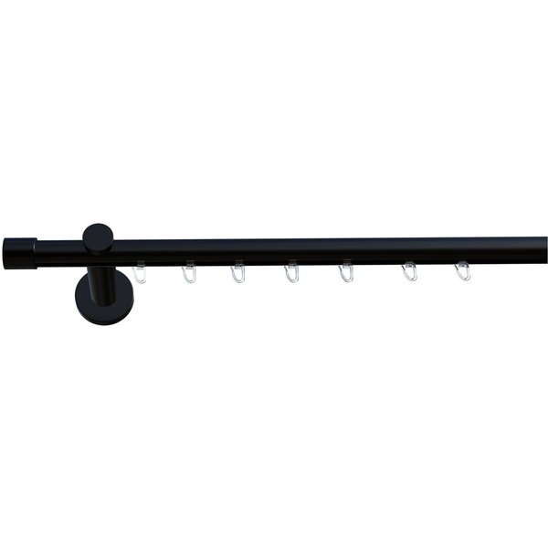 OTTO home Gardinenstange TANBUL, Ø 20 mm, 1-läufig, Fixmaß, verschraubt, Innenlauf Komplett-Set inkl. Gleitern und Montagematerial