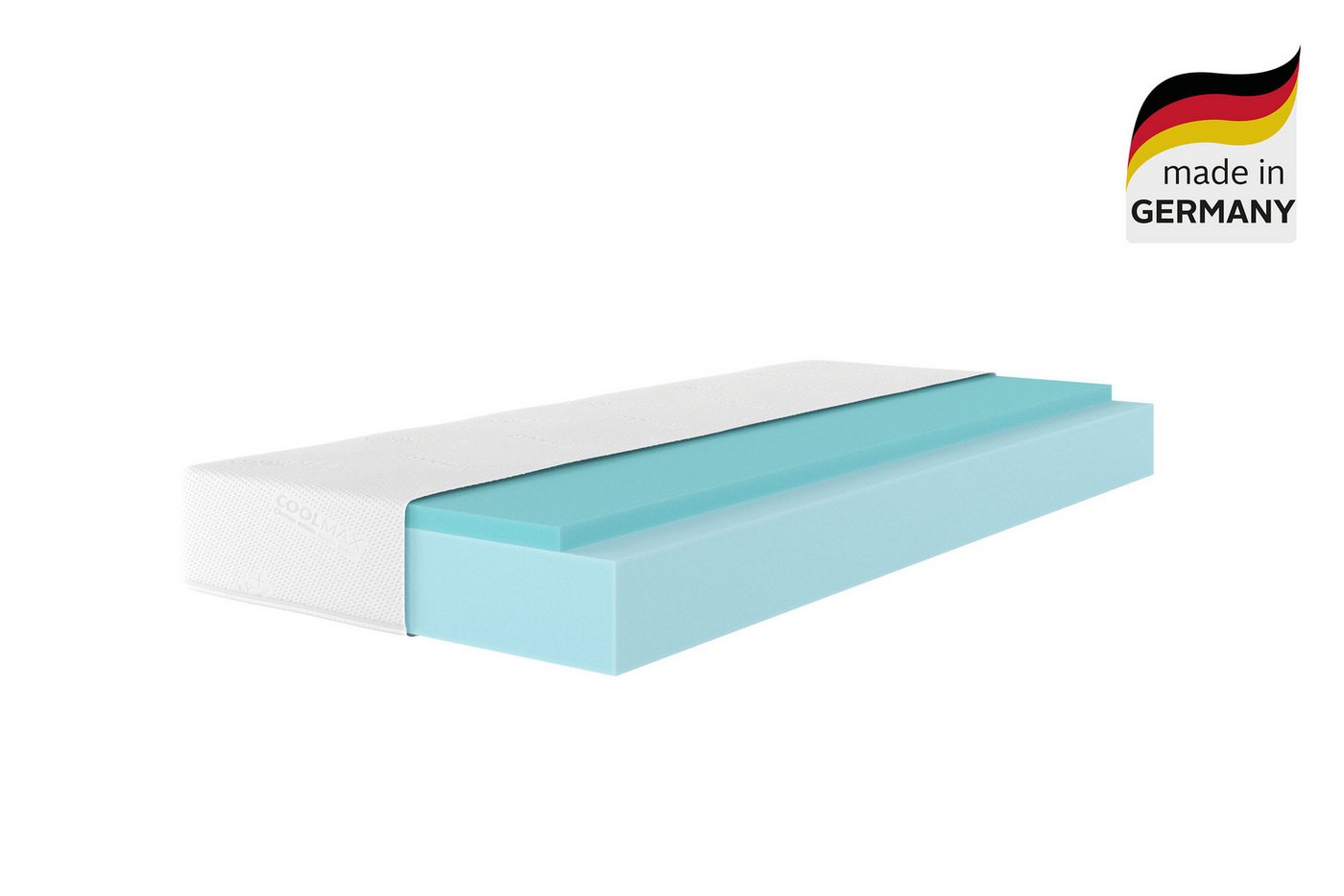Gelschaummatratze Kniven, Matratze 90x200 cm, 140x200 cm & weitere Größen, OTTO home, 17 cm hoch, Matratze H2-H4, ergonomisch, allergiker geeignet (Hausstauball – Bild 2 von 5