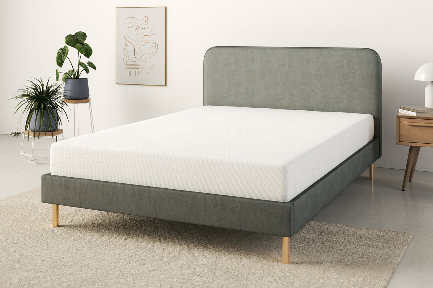 Gelschaummatratze Kniven, Matratze 90x200 cm, 140x200 cm & weitere Größen, OTTO home, 17 cm hoch, Matratze H2-H4, ergonomisch, allergiker geeignet (Hausstauball – Bild 3 von 5