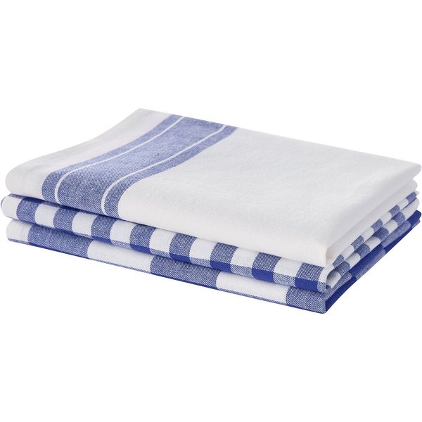 OTTO home Geschirrtuch Ravven, (Set, 3-tlg., 3er Set), 100 % Baumwolle, 65 × 50 cm, 3er-Set, Farbauswahl, Karo, Streifen