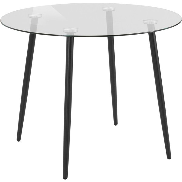 OTTO home Glastisch Danny (Esstisch, Glastisch, OTTOs Choice), runder Esstisch mit einem Ø von 100 cm