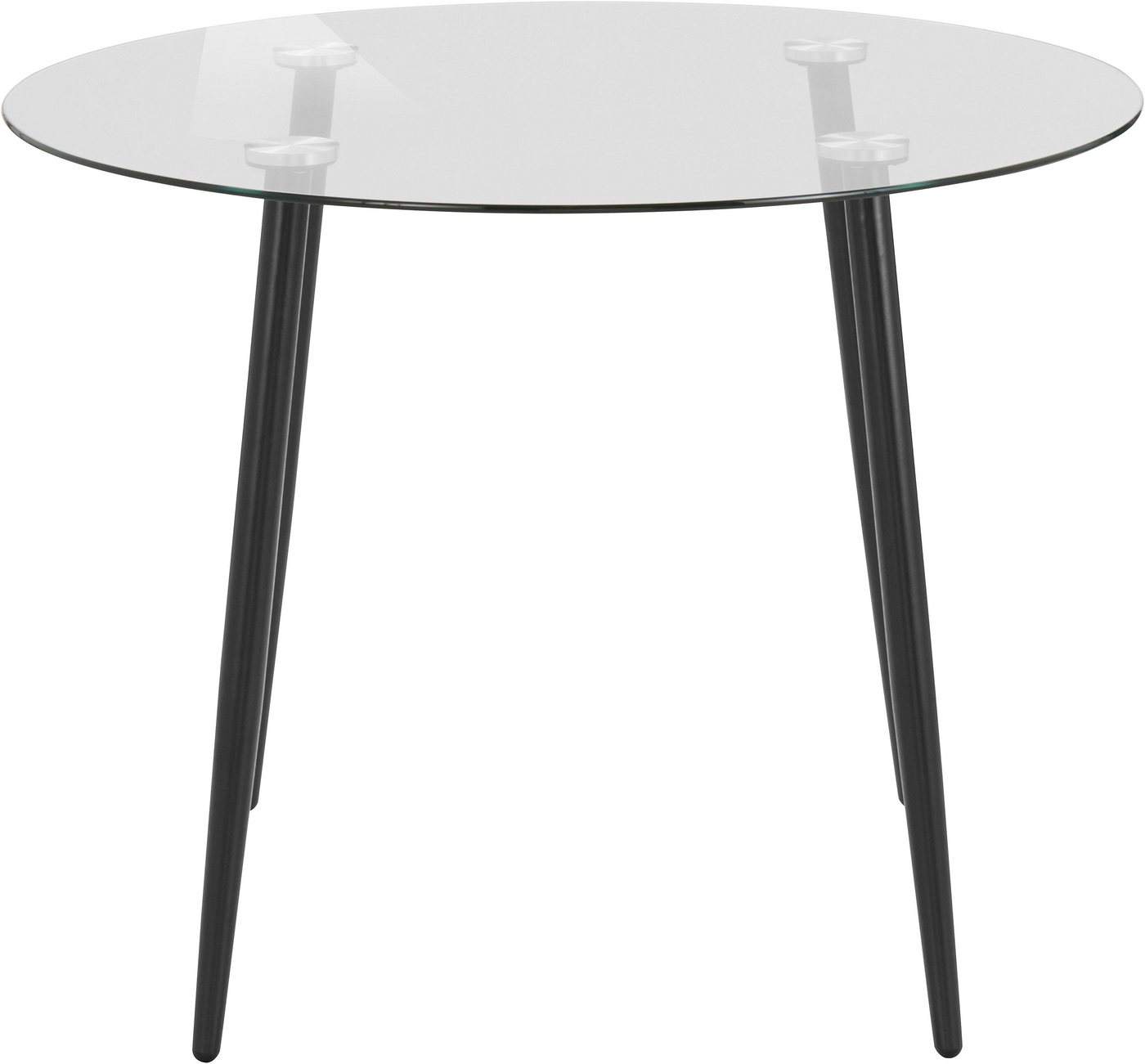 OTTO home Glastisch Danny (Esstisch, Glastisch, OTTOs Choice), runder Esstisch mit einem Ø von 100 cm – Bild 4 von 5
