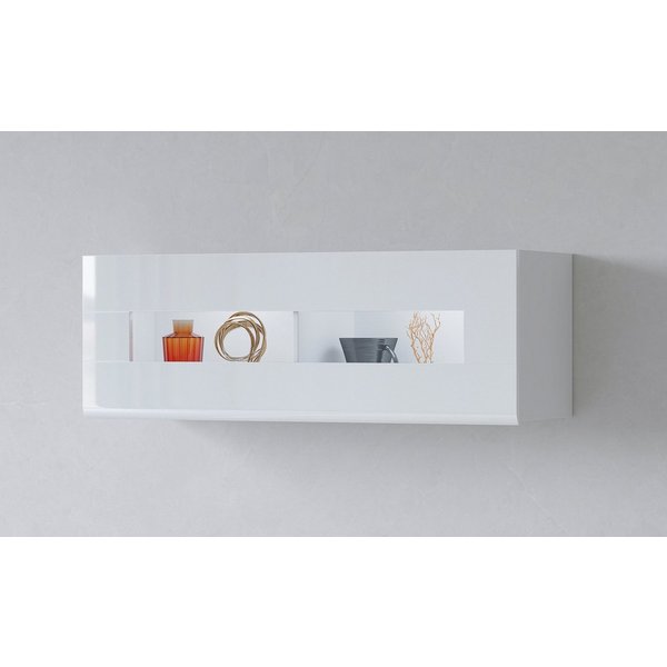 OTTO home Hängevitrine Toledo,Breite 131 cm trendige Glasvitrine mit dekorative MDF-Front Vitrine mit Glasfront, ohne Beleuchtung, viel Stauraum