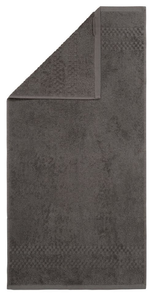 OTTO home Handtuch Regona, Handtücher 50x100cm, als Uni-Set und mit Karomuster, 500gr/m², Frottier (Set, 4-St), Premium Handtücher mit Bordüre, Set, 100% Baumwo – Bild 4 von 5