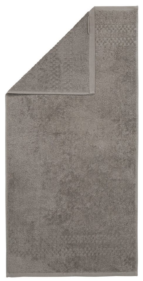 OTTO home Handtuch Regona, Handtücher 50x100cm, als Uni-Set und mit Karomuster, 500gr/m², Frottier (Set, 4-St), Premium Handtücher mit Bordüre, Set, 100% Baumwo – Bild 4 von 5