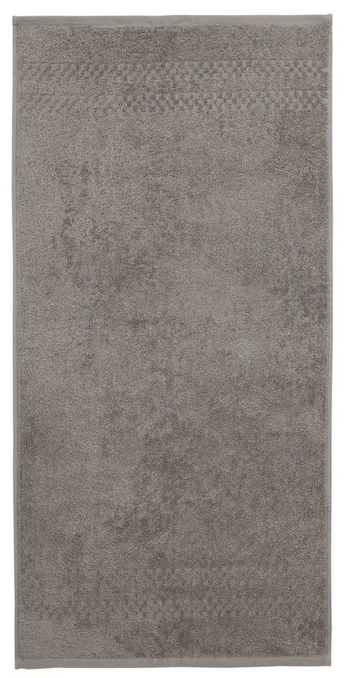 OTTO home Handtuch Regona, Handtücher 50x100cm, als Uni-Set und mit Karomuster, 500gr/m², Frottier (Set, 4-St), Premium Handtücher mit Bordüre, Set, 100% Baumwo – Bild 5 von 5