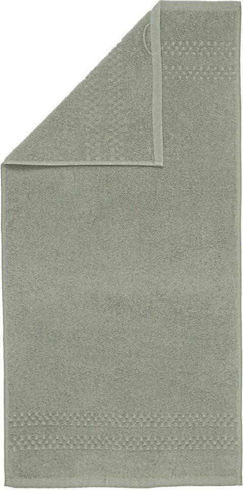 OTTO home Handtuch Regona, Handtücher 50x100cm, als Uni-Set und mit Karomuster, 500gr/m², Frottier (Set, 4-St), Premium Handtücher mit Bordüre, Set, 100% Baumwo – Bild 4 von 5