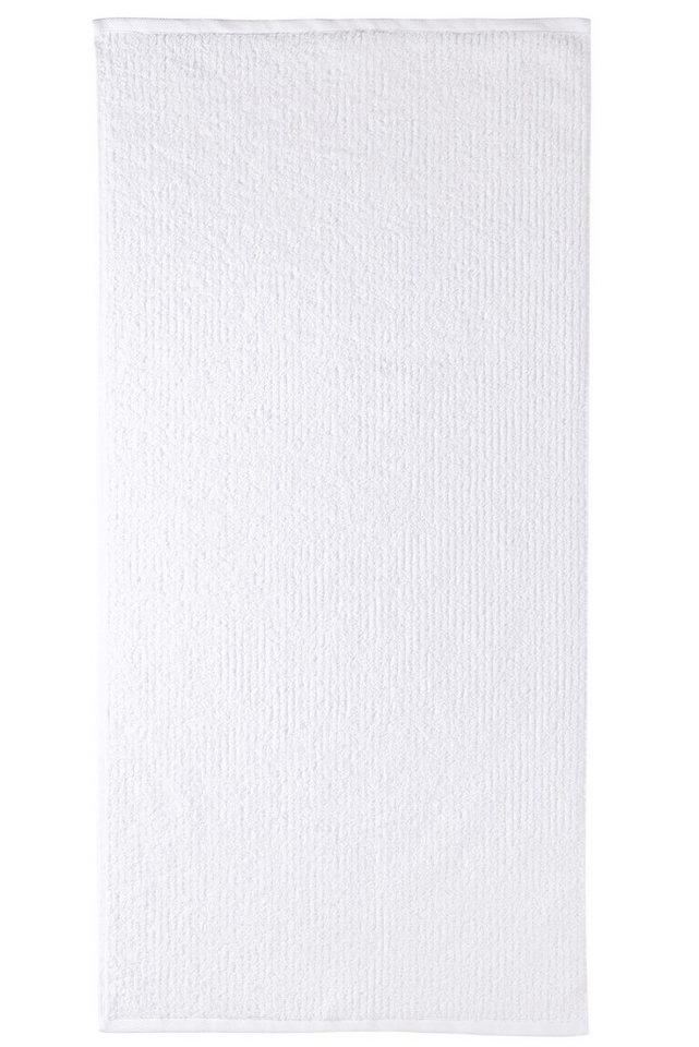 OTTO home Handtuch Riva, 50x100, Premium Handtücher, 500 gr/m², Webfrottier (1-St), Hoch-Tief-Struktur, Streifen, weich, 5 Jahre Garantie – Bild 4 von 5