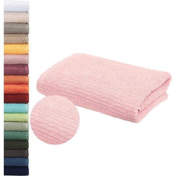 OTTO home Handtuch Riva, 50x100, Premium Handtücher, 500 gr/m², Webfrottier (1-St), Hoch-Tief-Struktur, Streifen, weich, 5 Jahre Garantie