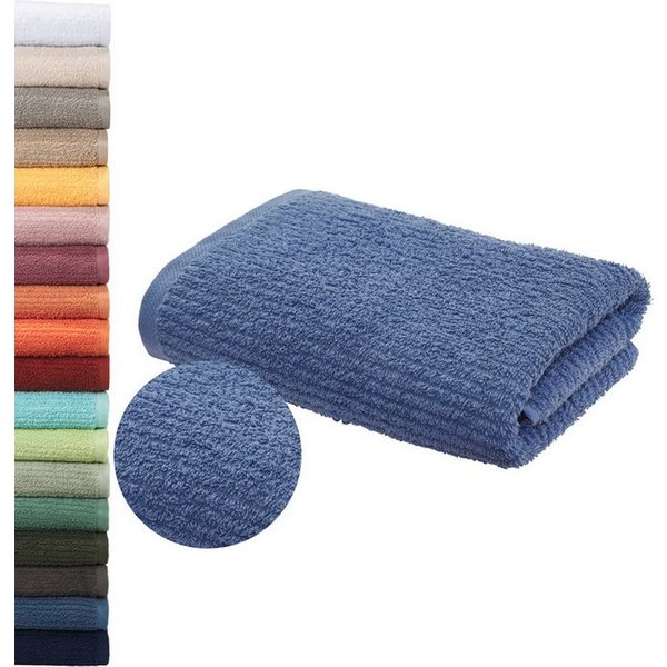 OTTO home Handtuch Riva, 50x100, Premium Handtücher, 500 gr/m², Webfrottier (1-St), Hoch-Tief-Struktur, Streifen, weich, 5 Jahre Garantie