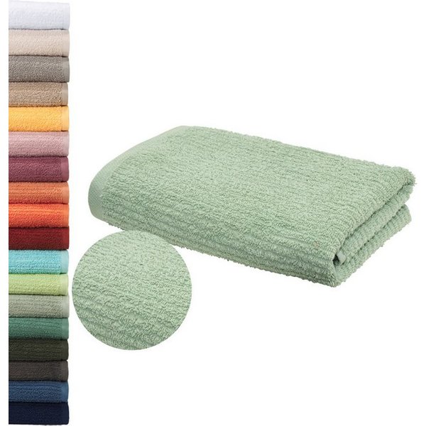 OTTO home Handtuch Riva, 50x100, Premium Handtücher, 500 gr/m², Webfrottier (1-St), Hoch-Tief-Struktur, Streifen, weich, 5 Jahre Garantie