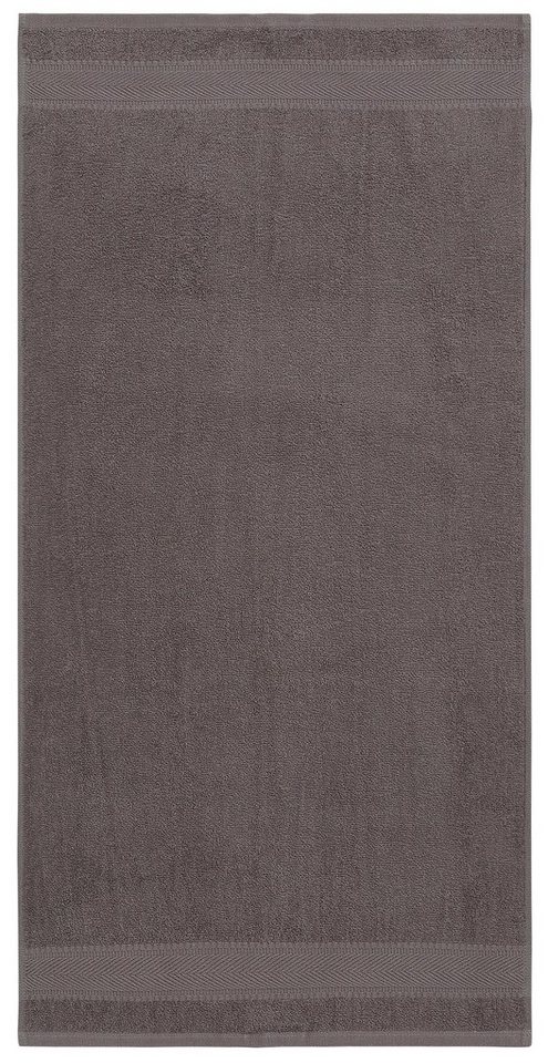 OTTO home Handtuch Set Afri, Duschtücher, Handtücher, Gästetücher, Seiftücher, Walkfrottee (Set, 10-St), zweifarbig, 100% Baumwolle, weich, mit Bordüre – Bild 5 von 5