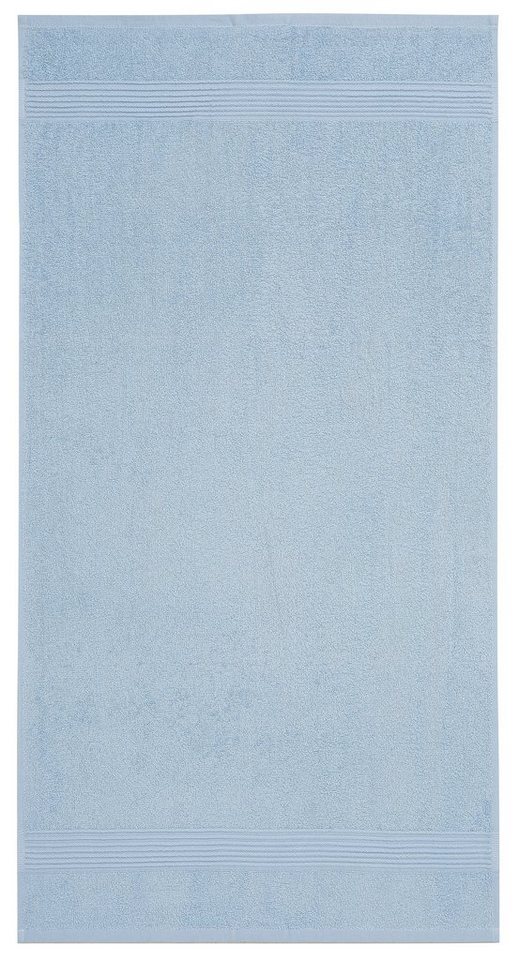 OTTO home Handtuch Set Anna, 2 Duschtücher 70x140, 4 Handtücher 50x100, Walkfrottee (Set, 6-St), Handtuch-Set, gestreifte Bordüre, weich, 100% Baumwolle, zweifa – Bild 3 von 5