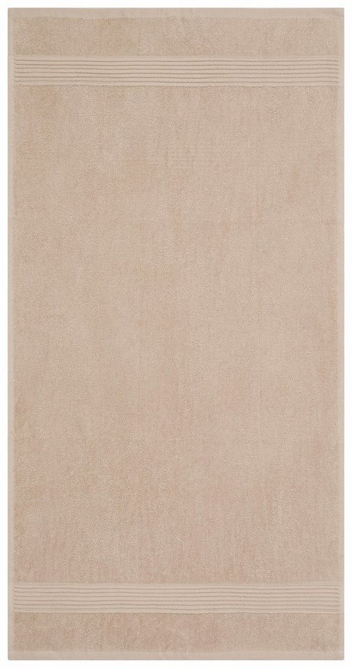 OTTO home Handtuch Set Anna, 2 Duschtücher 70x140, 4 Handtücher 50x100, Walkfrottee (Set, 6-St), Handtuch-Set, gestreifte Bordüre, weich, 100% Baumwolle, zweifa – Bild 3 von 5
