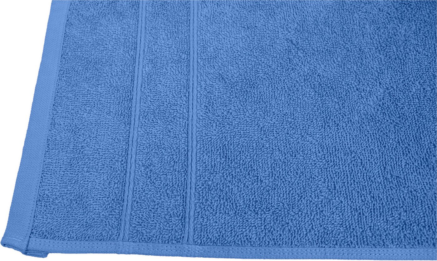 OTTO home Handtuch Set Inga, 3 Qualitäten, Duschtücher, Handtücher, Gästetücher, Seiftücher, Walkfrottier (10-St), Handtücher mit feiner Bordüre, 100% Baumwolle – Bild 5 von 5