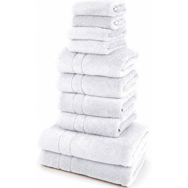 OTTO home Handtuch Set Inga, 3 Qualitäten, Duschtücher, Handtücher, Gästetücher, Seiftücher, Walkfrottier (10-St), Handtücher mit feiner Bordüre, 100% Baumwolle