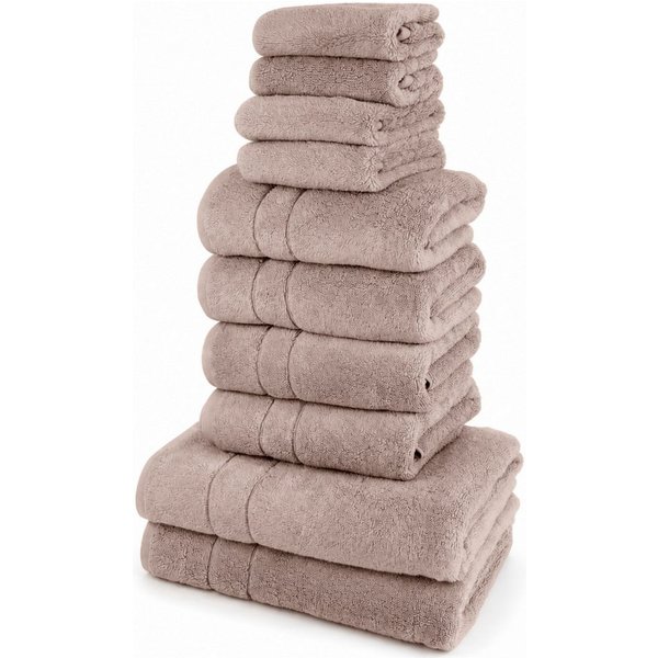 OTTO home Handtuch Set Inga, 3 Qualitäten, Duschtücher, Handtücher, Gästetücher, Seiftücher, Walkfrottier (10-St), Handtücher mit feiner Bordüre, 100% Baumwolle