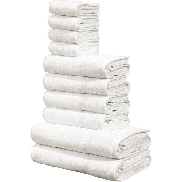 OTTO home Handtuch Set Kapra, Premium Handtücher, 100% Baumwolle, 500 gr/m², 10-tlg., Frottier (Set, 10-St), 2 Duschtücher, 4 Handtücher, 4 Gästehandtücher, 5 J