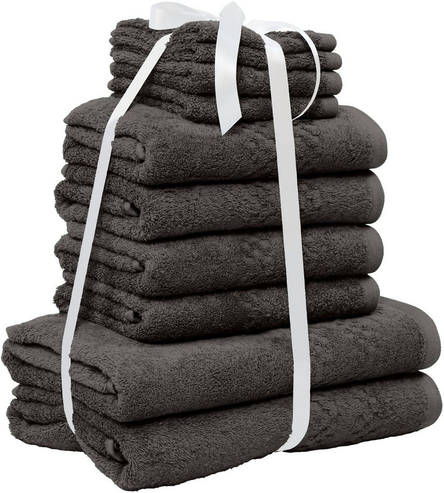 OTTO home Handtuch Set Regona, als 10 tlg Set und Serie, Premium Handtücher, 500 gr/m², Frottier (Set, 10-St), Duschtücher, Handtücher, Gästetücher, Seiftücher, – Bild 3 von 5