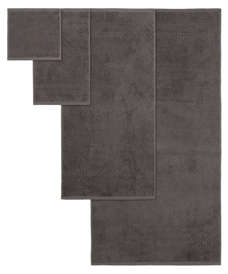 OTTO home Handtuch Set Regona, als 10 tlg Set und Serie, Premium Handtücher, 500 gr/m², Frottier (Set, 10-St), Duschtücher, Handtücher, Gästetücher, Seiftücher, – Bild 5 von 5