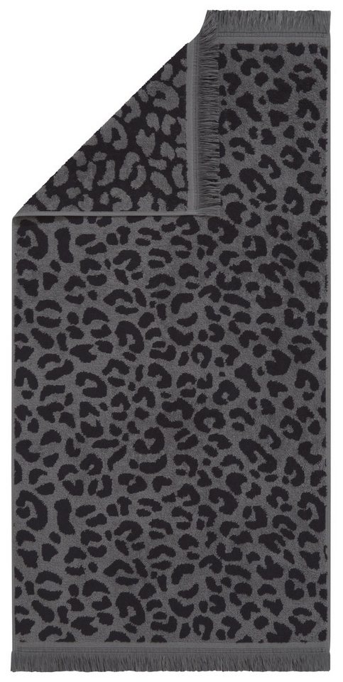 OTTO home Handtuch Set Tiffani, Leopardenmuster, Premium Handtücher 8-tlg, 500 gr/m², Frottier (Set, 8-St), 4 Duschtücher, 4 Handtücher, Animal Print, Leo, mode – Bild 4 von 5