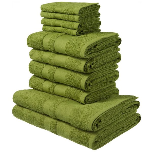 OTTO home Handtuch Set Vanessa, 10-tlg Handtuch-Set, weich, in Standard- und Premium-Qualität, Walkfrottee (Set, 10-St), 100% Baumwolle, Duschtücher, Handtücher