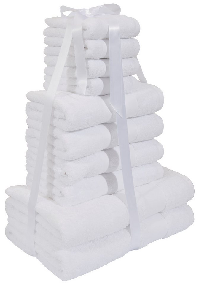 OTTO home Handtuch Set Vanessa, 10-tlg Handtuch-Set, weich, in Standard- und Premium-Qualität, Walkfrottee (Set, 10-St), 100% Baumwolle, Duschtücher, Handtücher – Bild 4 von 5