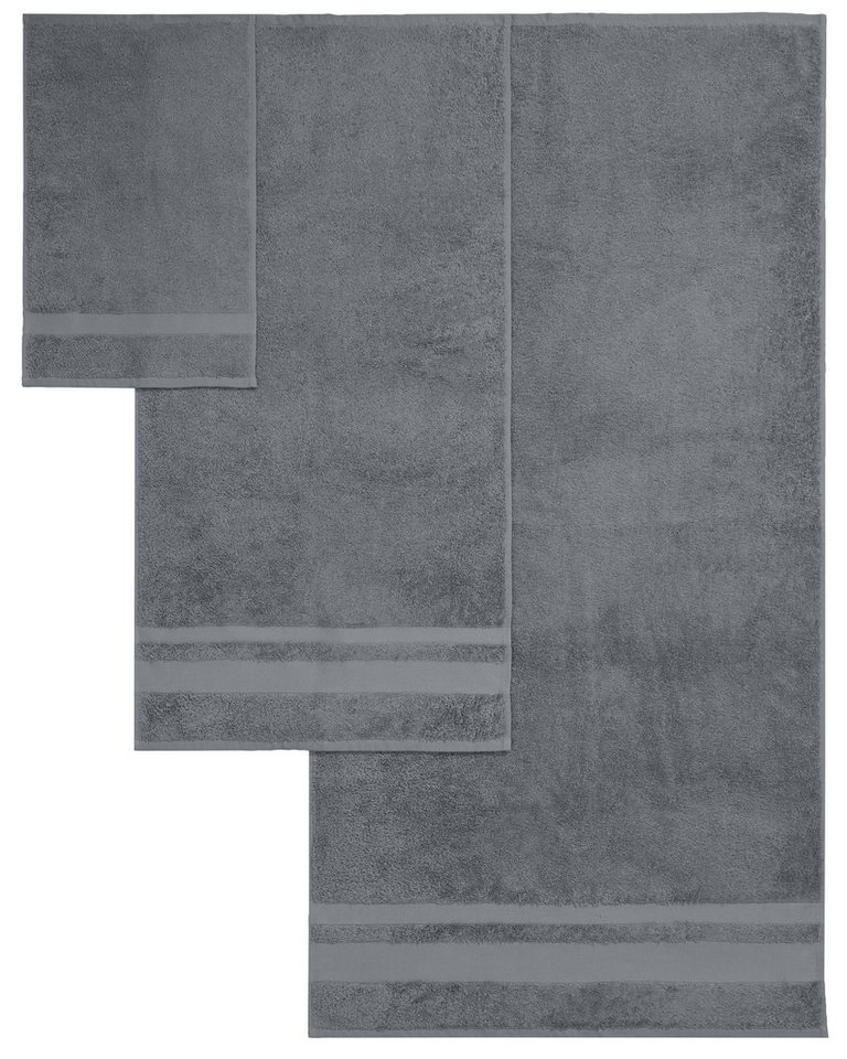 OTTO home Handtuch Set Vanessa, 10-tlg Handtuch-Set, weich, in Standard- und Premium-Qualität, Walkfrottee (Set, 10-St), 100% Baumwolle, Duschtücher, Handtücher – Bild 5 von 5