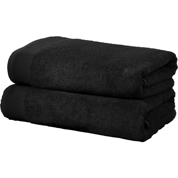 OTTO home Handtücher Fenya, flauschig und weich, Premium Handtücher, Duschtücher, 550gr/m², Webfrottier (2-St), mit Bordüre, Set, 100% Baumwolle, Hotel-Qualität