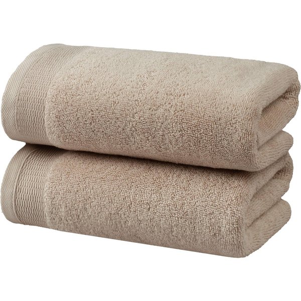OTTO home Handtücher Fenya, flauschig und weich, Premium Handtücher, Duschtücher, 550gr/m², Webfrottier (2-St), mit Bordüre, Set, 100% Baumwolle, Hotel-Qualität