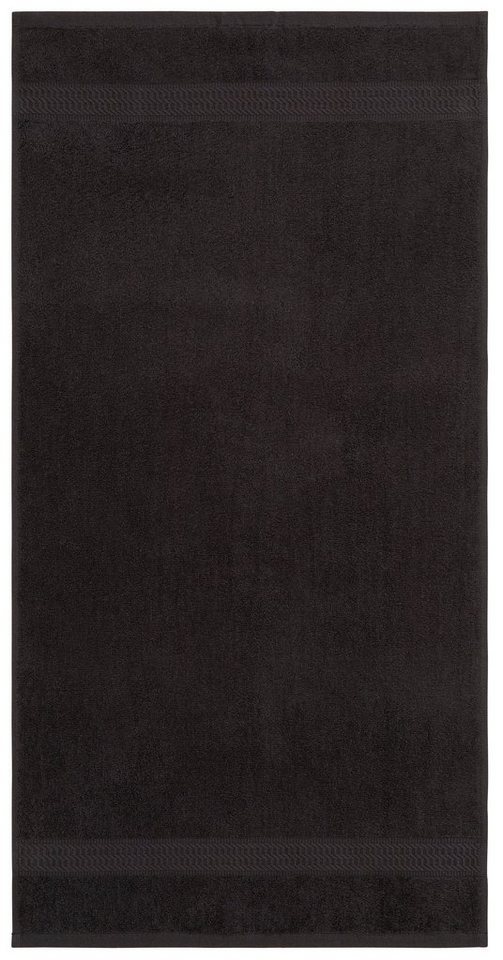 OTTO home Handtücher Juna, als Set und Serie erhältlich, 8 Handtücher, 50x100cm, Walkfrottier (8-St), 8-tlg. Handtuch-Set, 100% Baumwolle, mit Bordüre, Uni-Farb – Bild 3 von 5