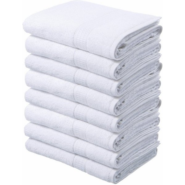 OTTO home Handtücher Juna, als Set und Serie erhältlich, 8 Handtücher, 50x100cm, Walkfrottier (8-St), 8-tlg. Handtuch-Set, 100% Baumwolle, mit Bordüre, Uni-Farb