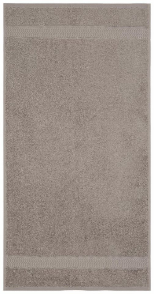 OTTO home Handtücher Juna, als Set und Serie erhältlich, 8 Handtücher, 50x100cm, Walkfrottier (8-St), 8-tlg. Handtuch-Set, 100% Baumwolle, mit Bordüre, Uni-Farb – Bild 3 von 5