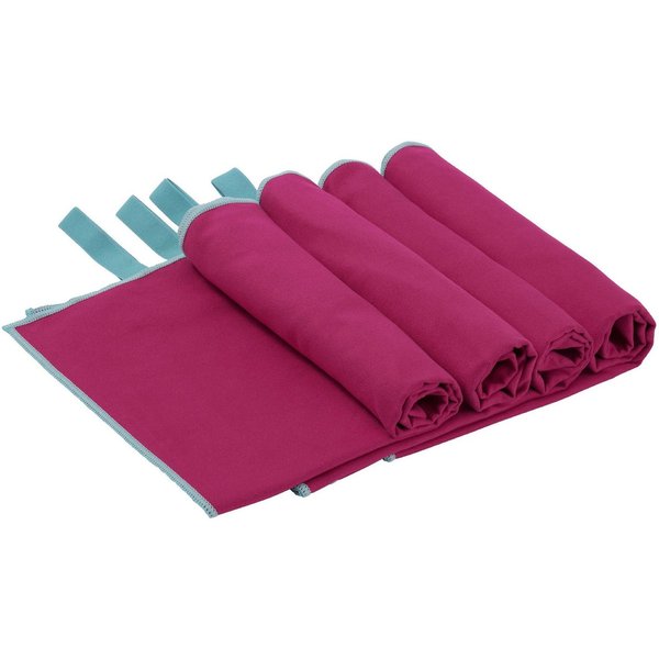 OTTO home Handtücher Leoa, diverse Größen, Sporthandtuch, Reisehandtuch, Strandtuch, Microfaser (4-St), sehr leicht, kompakt, schnelltrocknend, Mikrofaser mit K