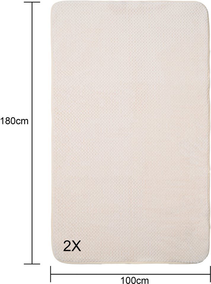 OTTO home Handtücher Parris, diverse Größen, ideal als Sporthandtuch, Reisehandtuch, Microfaser (2-St), sehr leicht, kompakt, schnelltrocknend, Mikrofaser, mit  – Bild 2 von 5