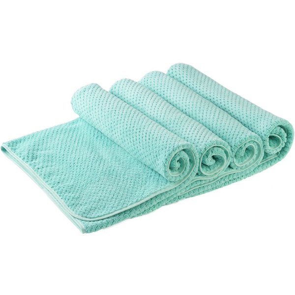 OTTO home Handtücher Parris, diverse Größen, ideal als Sporthandtuch, Reisehandtuch, Microfaser (4-St), sehr leicht, kompakt, schnelltrocknend, Mikrofaser, mit 