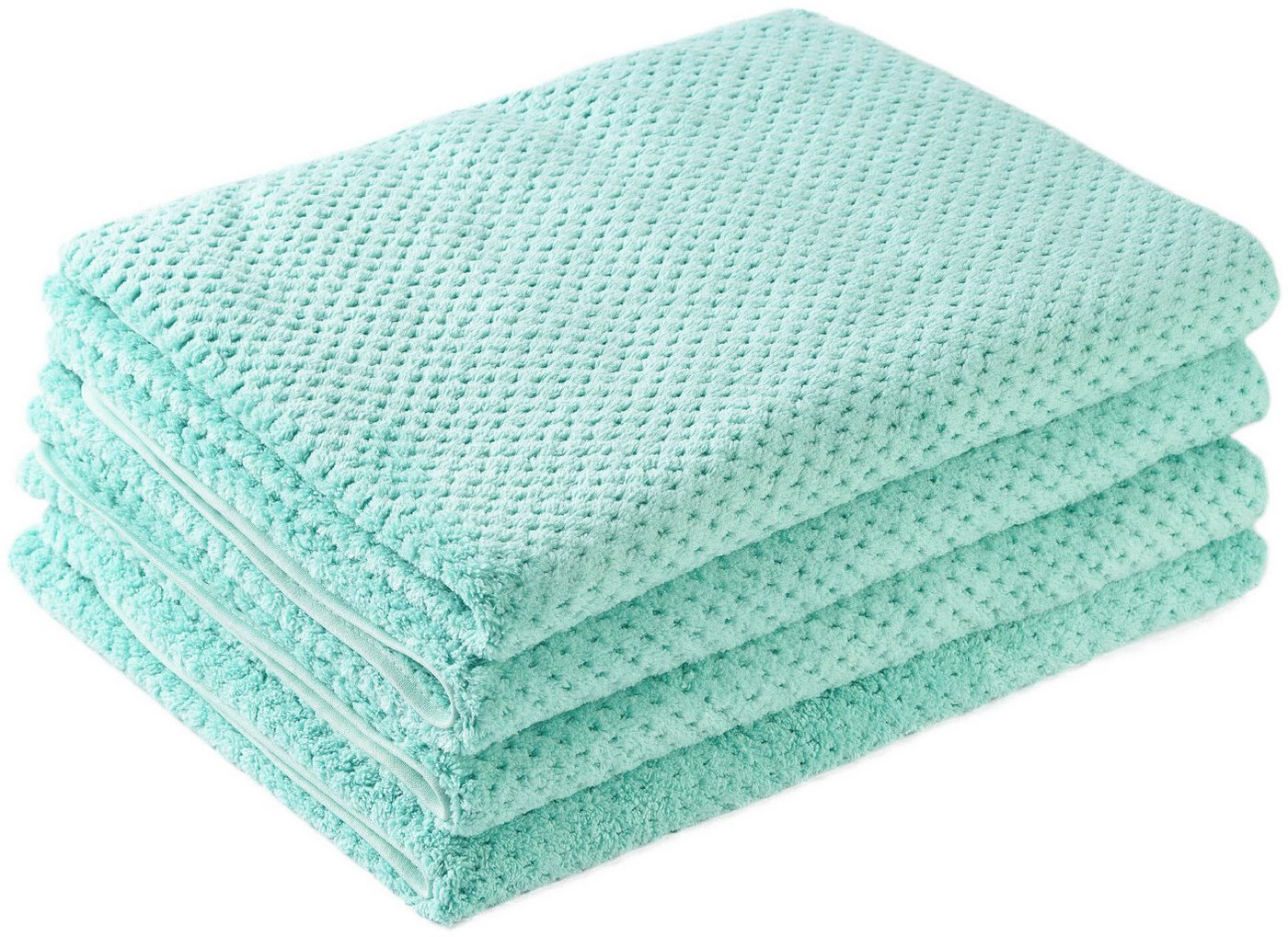 OTTO home Handtücher Parris, diverse Größen, ideal als Sporthandtuch, Reisehandtuch, Microfaser (4-St), sehr leicht, kompakt, schnelltrocknend, Mikrofaser, mit  – Bild 5 von 5