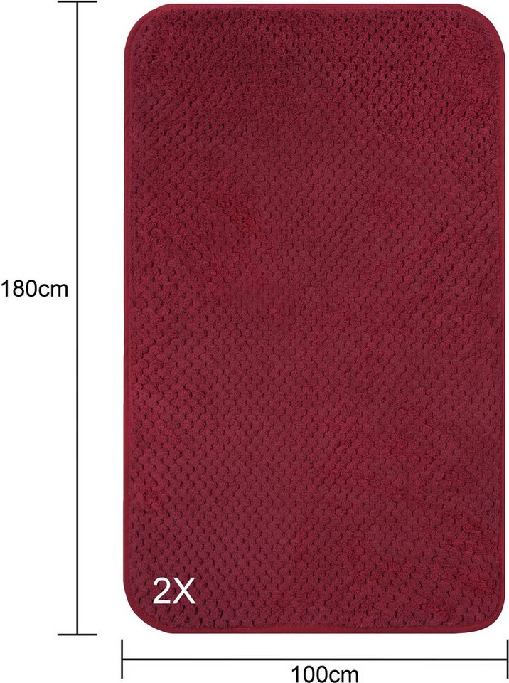 OTTO home Handtücher Parris, diverse Größen, ideal als Sporthandtuch, Reisehandtuch, Microfaser (2-St), sehr leicht, kompakt, schnelltrocknend, Mikrofaser, mit  – Bild 2 von 5