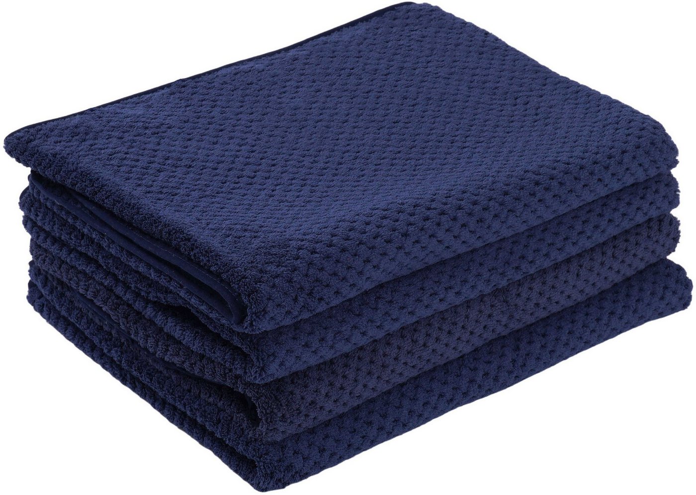 OTTO home Handtücher Parris, diverse Größen, ideal als Sporthandtuch, Reisehandtuch, Microfaser (4-St), sehr leicht, kompakt, schnelltrocknend, Mikrofaser, mit  – Bild 5 von 5