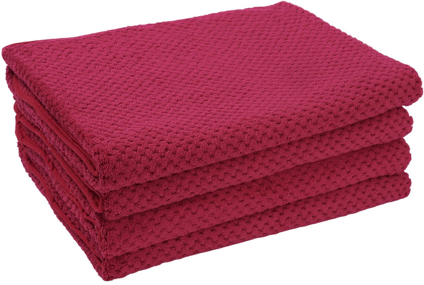 OTTO home Handtücher Parris, diverse Größen, ideal als Sporthandtuch, Reisehandtuch, Microfaser (Set, 4-St), sehr leicht, kompakt, schnelltrocknend, Mikrofaser, – Bild 5 von 5