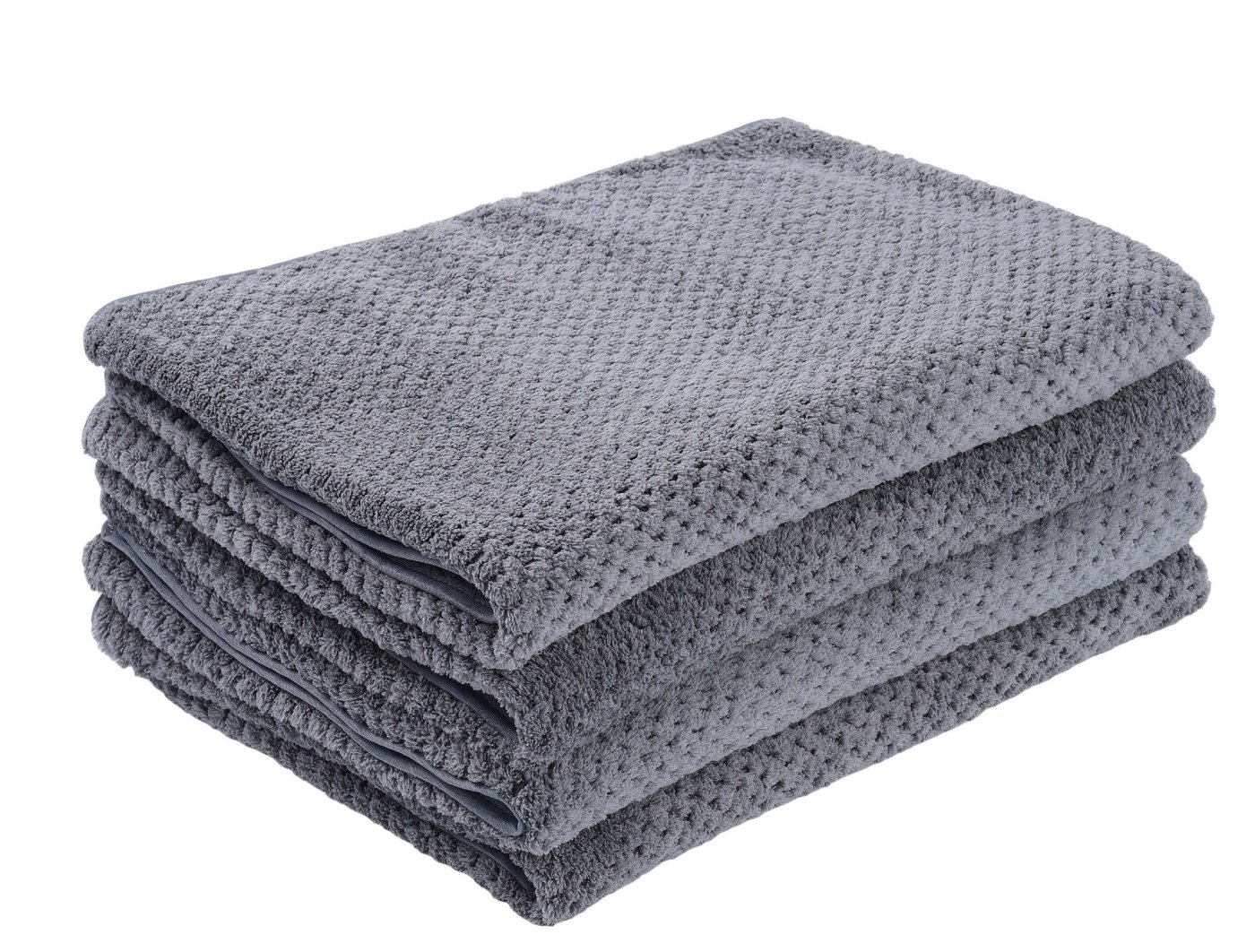 OTTO home Handtücher Parris, diverse Größen, ideal als Sporthandtuch, Reisehandtuch, Microfaser (4-St), sehr leicht, kompakt, schnelltrocknend, Mikrofaser, mit  – Bild 5 von 5