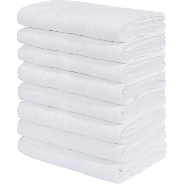 OTTO home Handtücher Vanessa, 8 Handtücher, 50x100cm, in Standard- und Premium-Qualität, Walkfrottee (Set, 8-St), Handtücher mit Bordüre, 100% Baumwolle, einfar